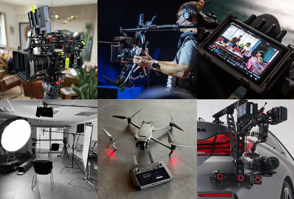 Benjamin Ziegler liste matériel de tournage vidéo et drone